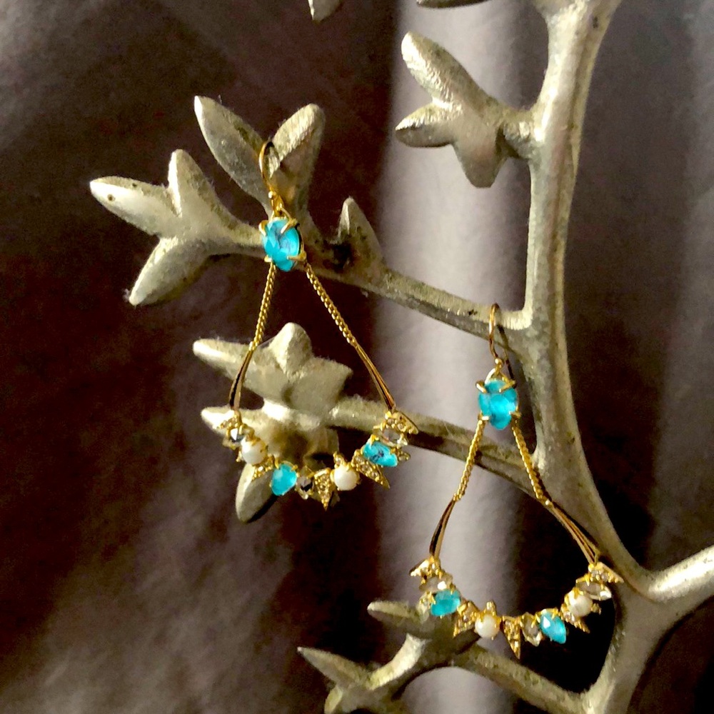 Alexis Bittar Swarovski crystal earrings